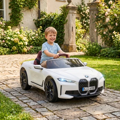 HOMCOM BMW i4 12V Kids Electric Ride-On Car