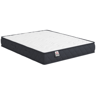 HOMCOM Materasso 200 x 160 x 20 cm Bianco e grigio