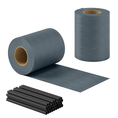 Outsunny Privacy Garden Screen UV Resistant Fence Grey