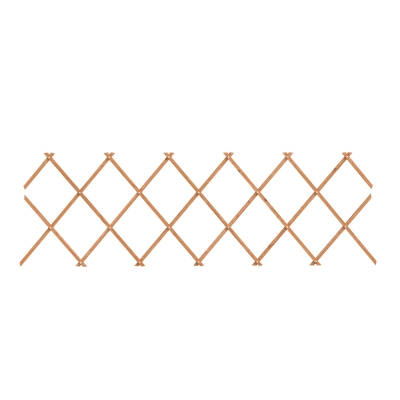 Outsunny Enrejado de Jardín de Madera Extensible Soporte para Plantas Trepadoras Rosas y Parra 180x60 cm Marrón Claro