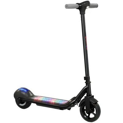 SPORTNOW Trottinette Électrique Enfant 6,5" LED RGB Noir 10km/h