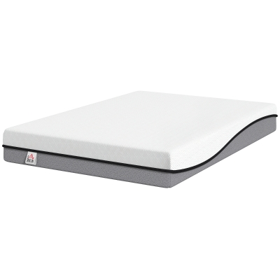 HOMCOM Matelas 140x200cm Mousse Mémoire Gel Mi-ferme 20cm
