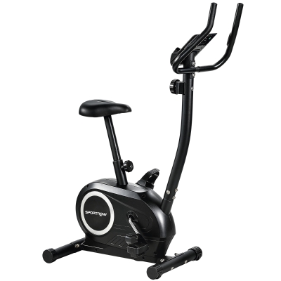 SPORTNOW Vélo d’Appartement Bluetooth 8 Niveaux Silencieux Maison