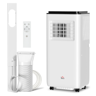 HOMCOM Climatiseur Mobile 7000BTU 5-en-1 2kW Déshumidificateur Ventilateur