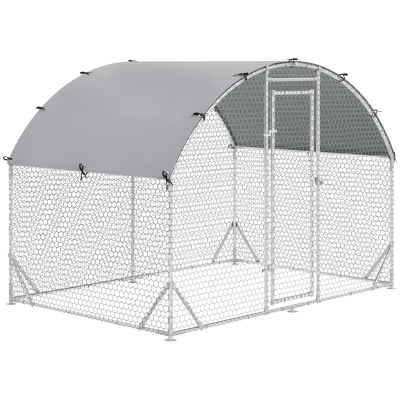 PawHut Recinto per Galline con Copertura Anti UV, 280x190x197 cm