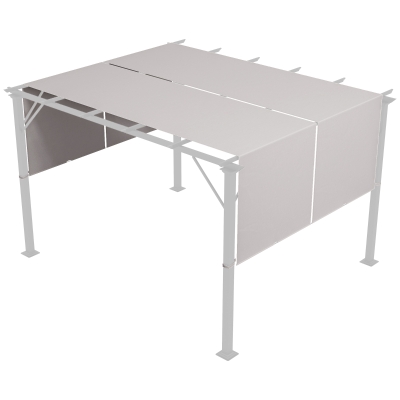 Prelată pentru pergolă/gazebo 3x3 m din poliester, culoare kaki