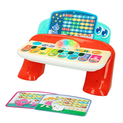 Piano Táctil Bebé Winfun con Luz, Sonidos y 8 Teclas, 27x18x16 Cm, Multicolor