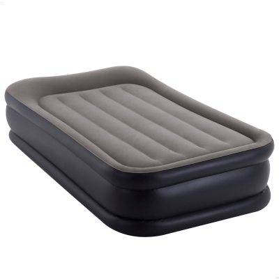 Colchón Hinchable Individual INTEX Fiber-Tech Dura-Beam Plus, 99x191x42 Cm, Azul Marino