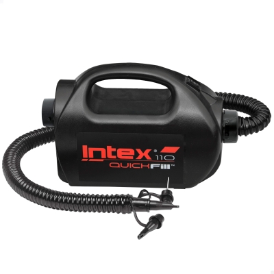 Hinchador Eléctrico INTEX Quick-Fill 400 L/min, 27,5x14,5x17,5 Cm, Negro