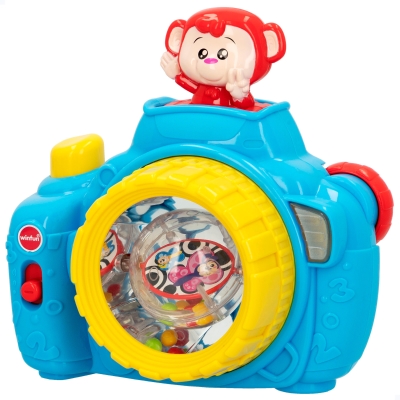 Cámara de Juguete Interactiva Winfun con Luz y Sonido, 21,5x9,5x19 Cm, Multicolor