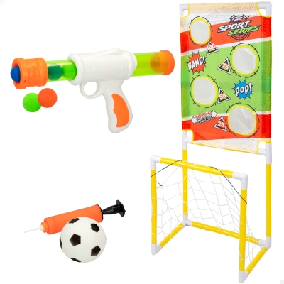 Portería Infantil Multijuego 2 en 1, 48,5x35,5x113 Cm, Multicolor