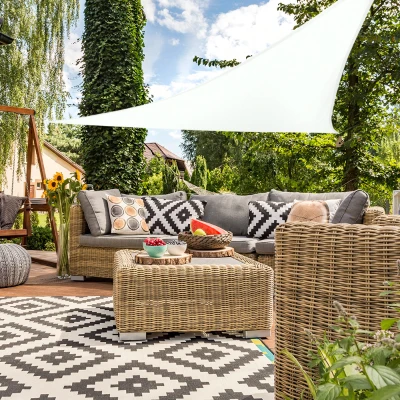 Toldo Vela Triangular Aktive Poliéster 160 G/m², 360x360x360 Cm, Blanco
