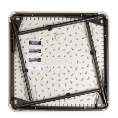 Mesa Plegable Infantil Lifetime Cuadrada, 61x61x53,5 Cm, Crema