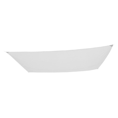 Toldo Vela Rectangular Poliéster 160 G/m² UV50, 300x400x0 Cm, Blanco