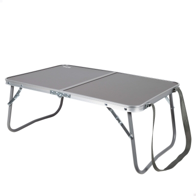 Mesa Plegable Camping Portátil, 60x40x25 Cm, Antracita