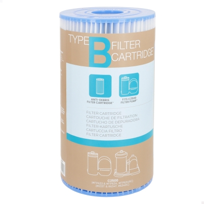 Cartucho Filtrante Repuesto Intex Tipo B, 25,3x14,5x5 Cm, Blanco