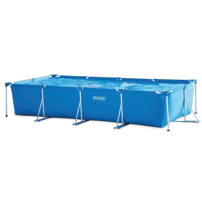 Piscina Desmontable Tubular con Estructura Metálica, 450x220x84 Cm, Azul