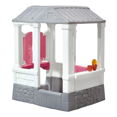 Casita Infantil Step2 con Timbre Real, 2 Macetas y Pala, Rosa