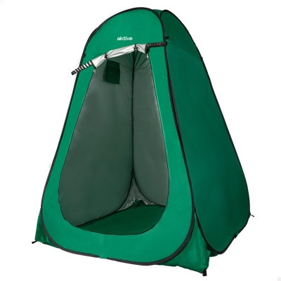 Tienda Cambiador Portátil con Suelo, 150x150x190 Cm, Verde