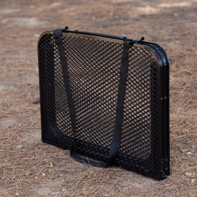 Mesa Plegable Aktive Ultraligera Antivuelco Maletín, 40x3,5x30 Cm, Negra