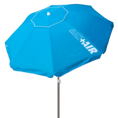 Sombrilla de Playa Aktive Antiviento 8 Varillas, 200 Cm, Azul