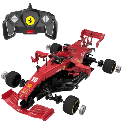 Coche Radiocontrol Ferrari F1 SF1000 Montable 1:16, 35x13x8 Cm, Rojo