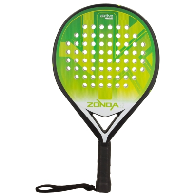 Pala de Pádel Aktive Zonda 2.2 Potencia-Control, 26x47x3,8 Cm, Verde y Negro