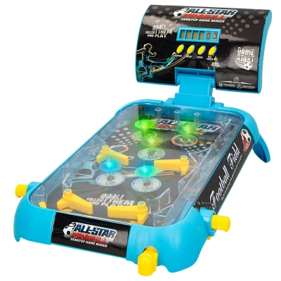 Pinball All Star Electrónico con Marcador Digital, Flipper, Luz y Sonido, 54x6x26 Cm, Multicolor