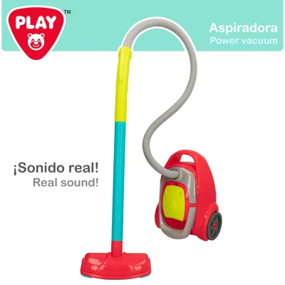 Aspiradora de Juguete con Sonido y Succión Realista, 18,5x13x25 Cm, Multicolor