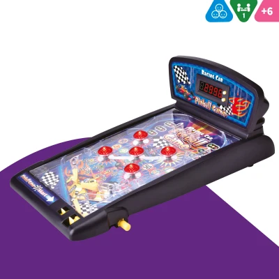 Pinball de Mesa con Marcador Digital, Luz y Sonido, 54,5x8x26,5 Cm, Multicolor