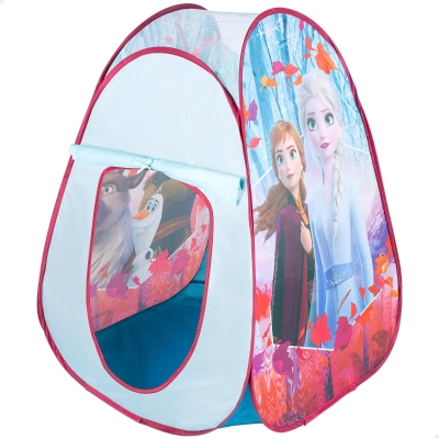 Tienda de Campaña Infantil Pop Up Licencia Oficial Frozen II, 75x75x90 Cm, Azul