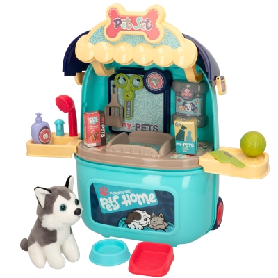 Maletín Peluquería Canina Portátil 2 en 1, 28,5x18x36,5 Cm, Multicolor