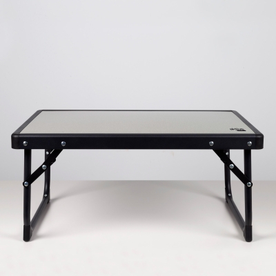 Mesa Plegable Baja Aktive, 56x40x25 Cm, Gris y Negro