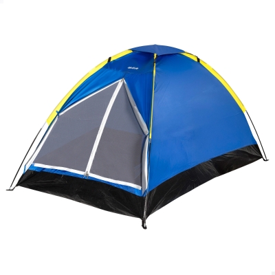Tienda de Campaña para 2 Personas Impermeable, 200x120x100 Cm, Azul