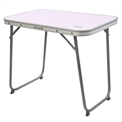 Mesa Plegable Aktive, Estructura Acero 16 Mm y Tablero MDF, 60x40x50 Cm, Malva