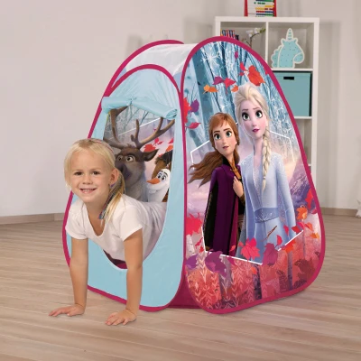 Tienda de Campaña Infantil Pop Up Licencia Oficial Frozen II, 75x75x90 Cm, Azul