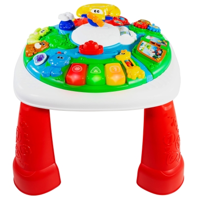 Mesa de Actividades Trotamundos Interactiva Winfun, 46x46x41 Cm, Multicolor