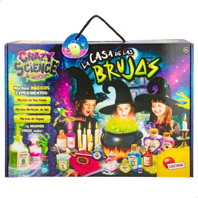 Kit Ciencia Infantil la Casa de las Brujas Lisciani, 39x6,5x29 Cm, Multicolor