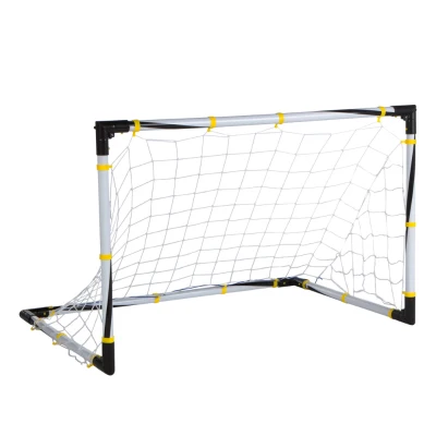 Portería de Fútbol Plegable con Accesorios, 90x59x59 Cm, Blanco