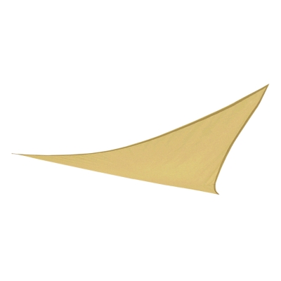 Toldo Vela Triangular Aktive Garden, 160 G/m², 500x500x500 Cm, Crema