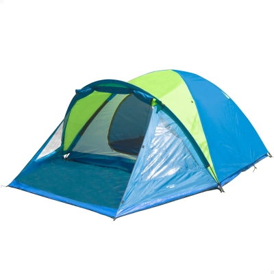 Tienda de Campaña para 3 Personas con Avance, 70x20x16 Cm, Verde