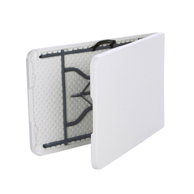 Mesa Rectangular Plegable Lifetime, 245x76x74 Cm, Blanco