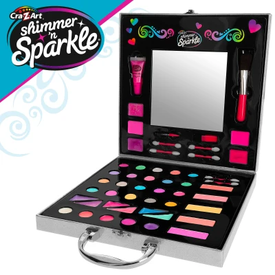 Maletín de Maquillaje Infantil Shimmer 'N Sparkle, 25,5x5x27,5 Cm, Rosa