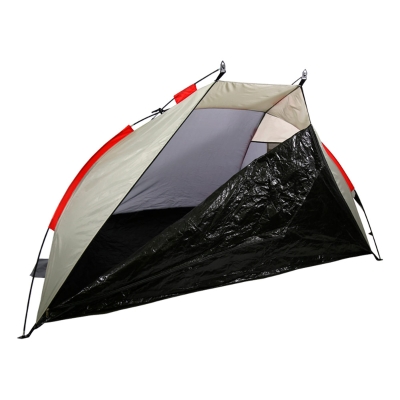 Tienda Paravientos Playa Impermeable para 2 Personas, 200x100x90 Cm, Gris