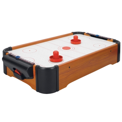 Mesa de Hockey Aire Sobremesa de Madera Sostenible, 56x31x10 Cm, Marrón
