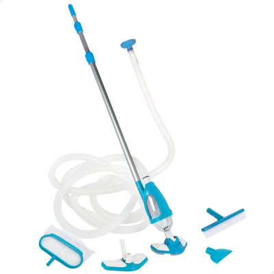 Kit Mantenimiento Deluxe INTEX Mango Telescópico 279 Cm, 115x13,5x30,5 Cm, Azul