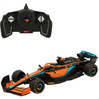 Coche Teledirigido F1 Escala 1:18, 38x16,5x14,5 Cm, Naranja