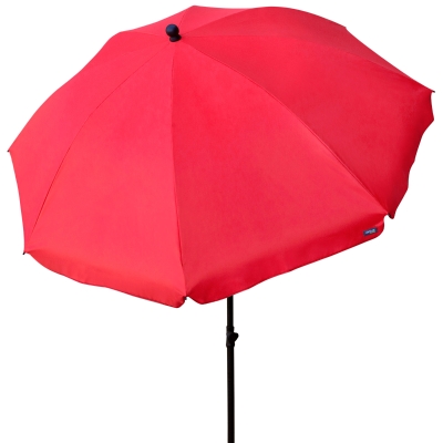 Sombrilla de Jardín Aktive Filtro UV30, 240x240x230 Cm, Rojo
