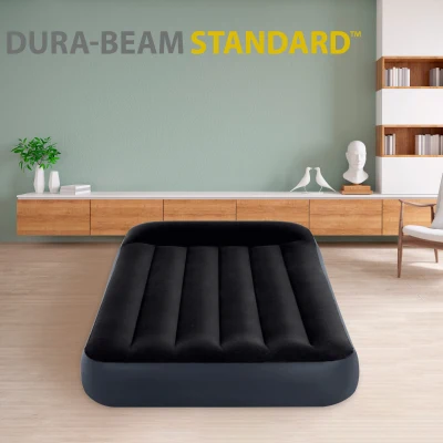 Colchón Hinchable Individual Pillow Rest Classic Dura-Beam Estándar, 99x191x25 Cm, Azul