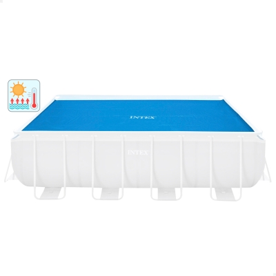 Cobertor Solar INTEX con Agujeros de Drenaje, 400x200 Cm, Azul
